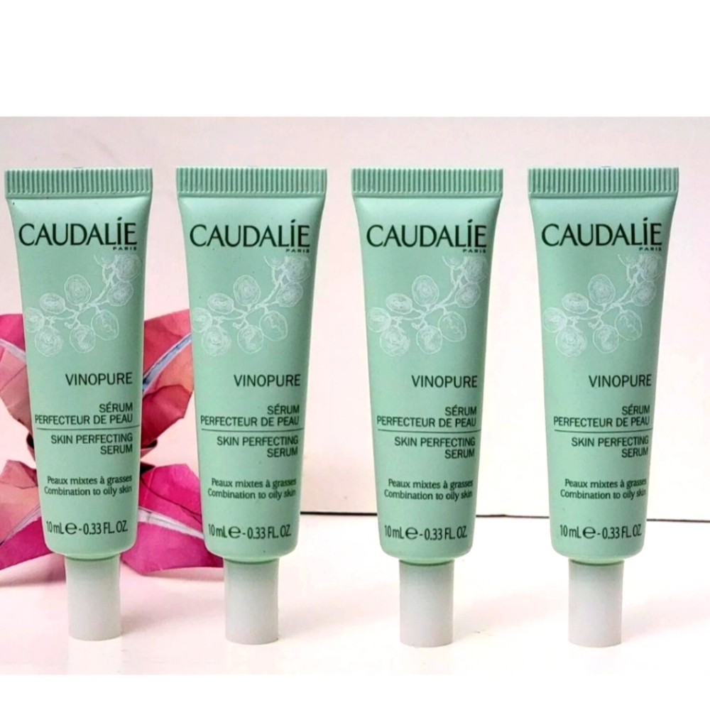 4 pk Caudalie Vinopure Skin Perfecting Serum 10 ml/0.33 oz COMBINATION TO OILY